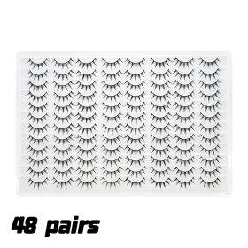 3D False Eyelashes Are Multi-layered, Realistic, Soft And Comfortable (Option: Black)